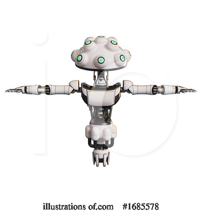 Royalty-Free (RF) Robot Clipart Illustration by Leo Blanchette - Stock Sample #1685578