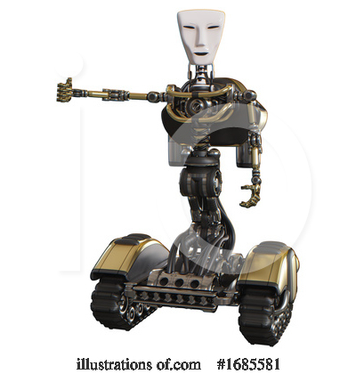 Royalty-Free (RF) Robot Clipart Illustration by Leo Blanchette - Stock Sample #1685581