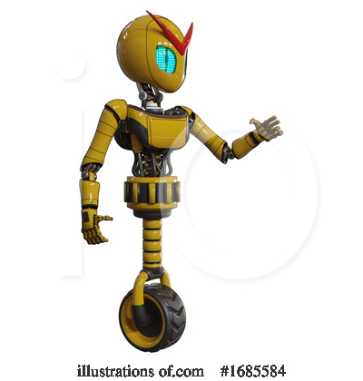 Royalty-Free (RF) Robot Clipart Illustration by Leo Blanchette - Stock Sample #1685584