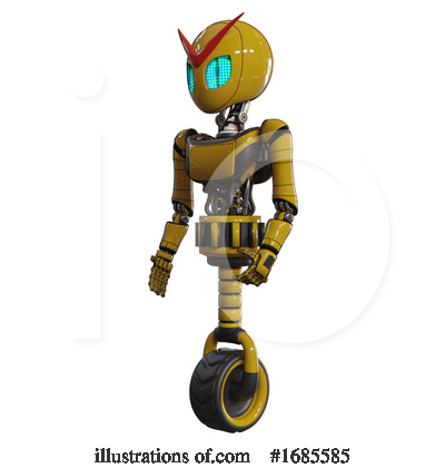 Royalty-Free (RF) Robot Clipart Illustration by Leo Blanchette - Stock Sample #1685585