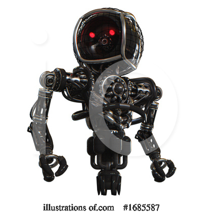 Royalty-Free (RF) Robot Clipart Illustration by Leo Blanchette - Stock Sample #1685587