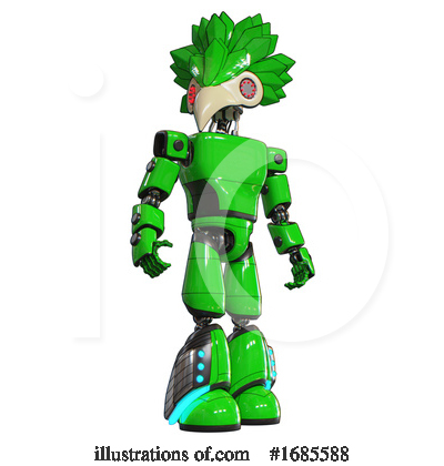 Royalty-Free (RF) Robot Clipart Illustration by Leo Blanchette - Stock Sample #1685588
