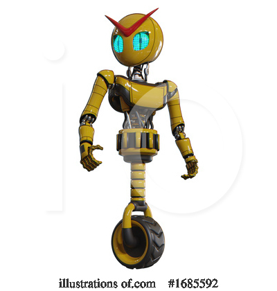 Royalty-Free (RF) Robot Clipart Illustration by Leo Blanchette - Stock Sample #1685592