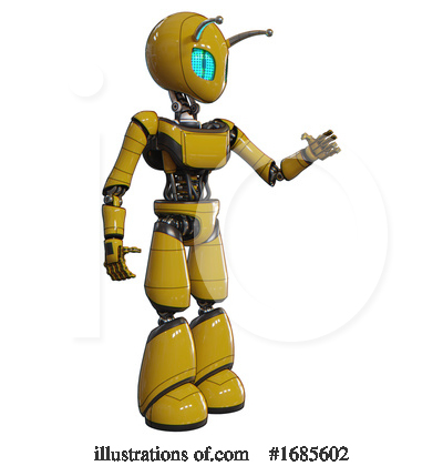 Royalty-Free (RF) Robot Clipart Illustration by Leo Blanchette - Stock Sample #1685602