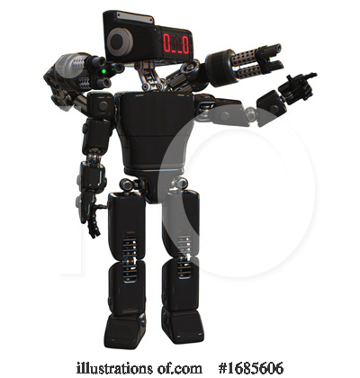 Royalty-Free (RF) Robot Clipart Illustration by Leo Blanchette - Stock Sample #1685606