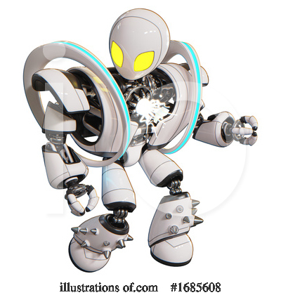Royalty-Free (RF) Robot Clipart Illustration by Leo Blanchette - Stock Sample #1685608