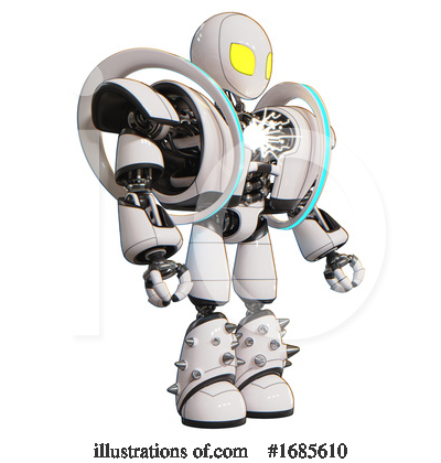Royalty-Free (RF) Robot Clipart Illustration by Leo Blanchette - Stock Sample #1685610