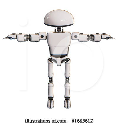 Royalty-Free (RF) Robot Clipart Illustration by Leo Blanchette - Stock Sample #1685612