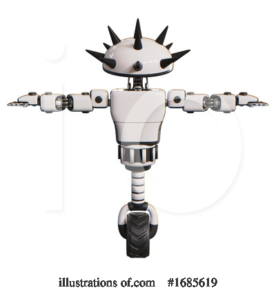 Royalty-Free (RF) Robot Clipart Illustration by Leo Blanchette - Stock Sample #1685619