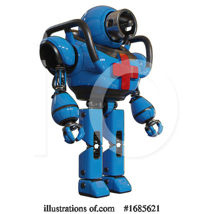 Royalty-Free (RF) Robot Clipart Illustration by Leo Blanchette - Stock Sample #1685621