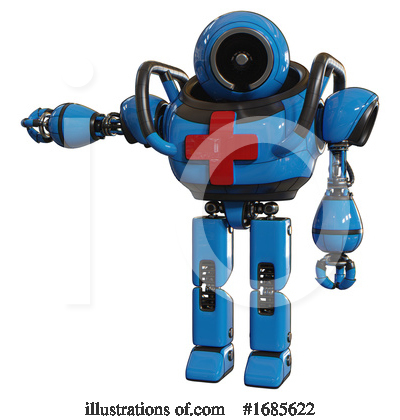 Royalty-Free (RF) Robot Clipart Illustration by Leo Blanchette - Stock Sample #1685622