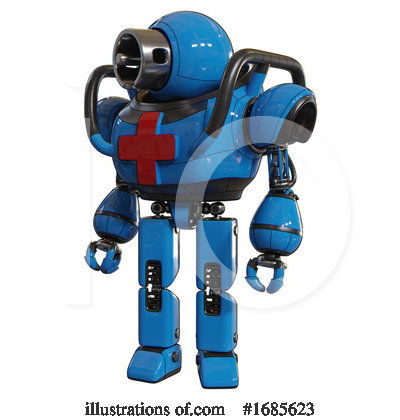 Royalty-Free (RF) Robot Clipart Illustration by Leo Blanchette - Stock Sample #1685623