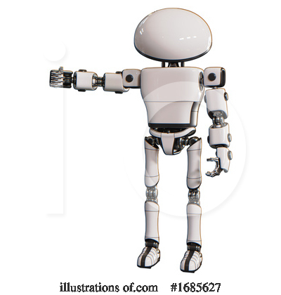Royalty-Free (RF) Robot Clipart Illustration by Leo Blanchette - Stock Sample #1685627