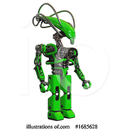 Royalty-Free (RF) Robot Clipart Illustration by Leo Blanchette - Stock Sample #1685628