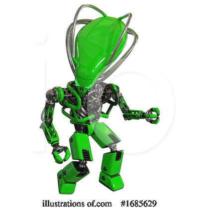 Royalty-Free (RF) Robot Clipart Illustration by Leo Blanchette - Stock Sample #1685629