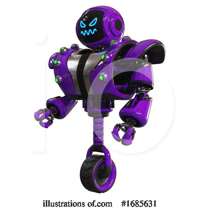 Royalty-Free (RF) Robot Clipart Illustration by Leo Blanchette - Stock Sample #1685631