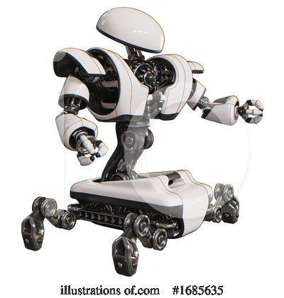 Royalty-Free (RF) Robot Clipart Illustration by Leo Blanchette - Stock Sample #1685635