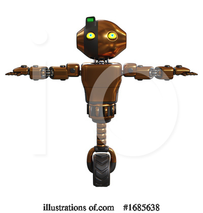 Royalty-Free (RF) Robot Clipart Illustration by Leo Blanchette - Stock Sample #1685638