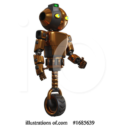 Royalty-Free (RF) Robot Clipart Illustration by Leo Blanchette - Stock Sample #1685639