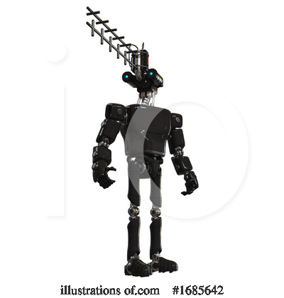 Royalty-Free (RF) Robot Clipart Illustration by Leo Blanchette - Stock Sample #1685642