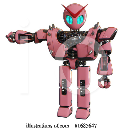 Royalty-Free (RF) Robot Clipart Illustration by Leo Blanchette - Stock Sample #1685647