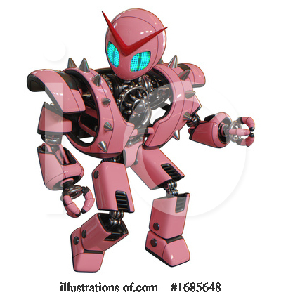 Royalty-Free (RF) Robot Clipart Illustration by Leo Blanchette - Stock Sample #1685648
