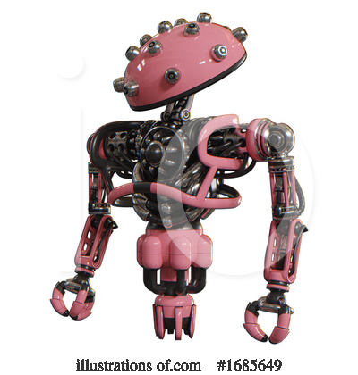 Royalty-Free (RF) Robot Clipart Illustration by Leo Blanchette - Stock Sample #1685649