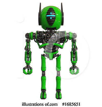Royalty-Free (RF) Robot Clipart Illustration by Leo Blanchette - Stock Sample #1685651