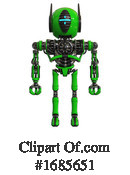 Robot Clipart #1685651 by Leo Blanchette