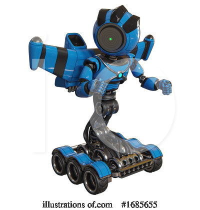 Royalty-Free (RF) Robot Clipart Illustration by Leo Blanchette - Stock Sample #1685655