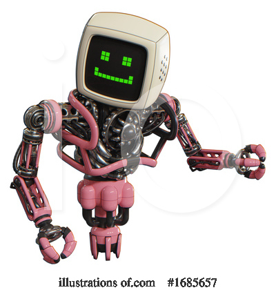 Royalty-Free (RF) Robot Clipart Illustration by Leo Blanchette - Stock Sample #1685657