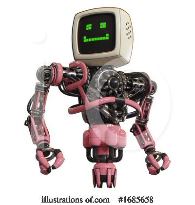 Royalty-Free (RF) Robot Clipart Illustration by Leo Blanchette - Stock Sample #1685658
