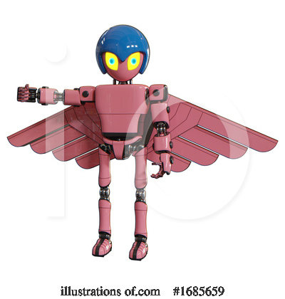 Royalty-Free (RF) Robot Clipart Illustration by Leo Blanchette - Stock Sample #1685659