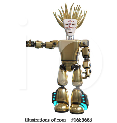 Royalty-Free (RF) Robot Clipart Illustration by Leo Blanchette - Stock Sample #1685663