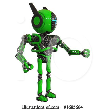 Royalty-Free (RF) Robot Clipart Illustration by Leo Blanchette - Stock Sample #1685664