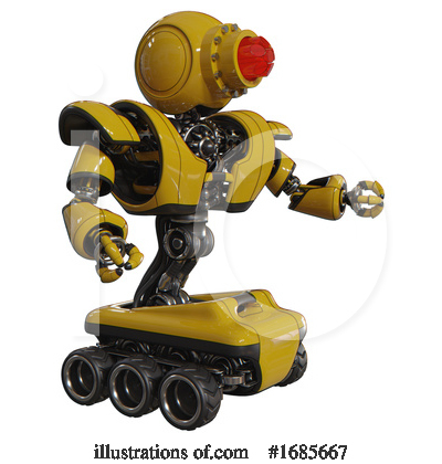 Royalty-Free (RF) Robot Clipart Illustration by Leo Blanchette - Stock Sample #1685667