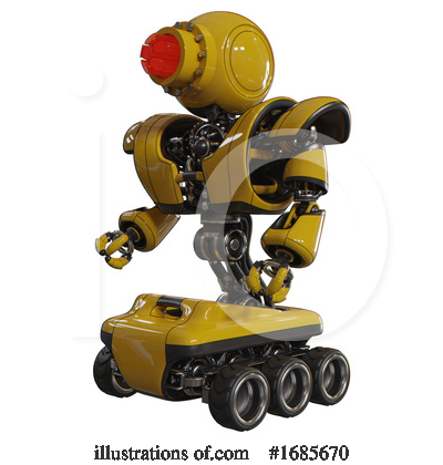 Royalty-Free (RF) Robot Clipart Illustration by Leo Blanchette - Stock Sample #1685670