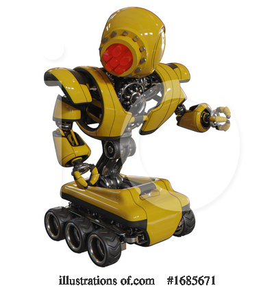 Royalty-Free (RF) Robot Clipart Illustration by Leo Blanchette - Stock Sample #1685671