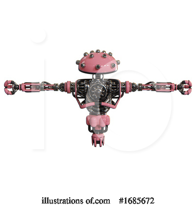 Royalty-Free (RF) Robot Clipart Illustration by Leo Blanchette - Stock Sample #1685672