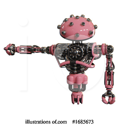 Royalty-Free (RF) Robot Clipart Illustration by Leo Blanchette - Stock Sample #1685673