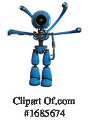 Robot Clipart #1685674 by Leo Blanchette