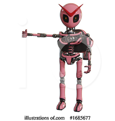 Royalty-Free (RF) Robot Clipart Illustration by Leo Blanchette - Stock Sample #1685677