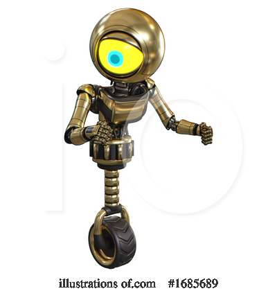 Royalty-Free (RF) Robot Clipart Illustration by Leo Blanchette - Stock Sample #1685689