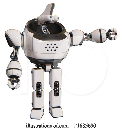 Royalty-Free (RF) Robot Clipart Illustration by Leo Blanchette - Stock Sample #1685690