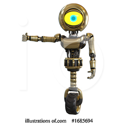 Royalty-Free (RF) Robot Clipart Illustration by Leo Blanchette - Stock Sample #1685694