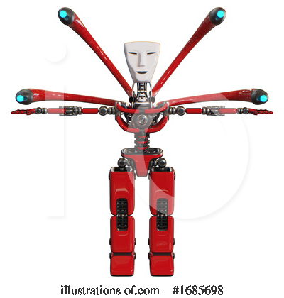 Royalty-Free (RF) Robot Clipart Illustration by Leo Blanchette - Stock Sample #1685698