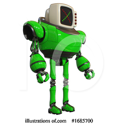 Royalty-Free (RF) Robot Clipart Illustration by Leo Blanchette - Stock Sample #1685700