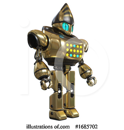 Royalty-Free (RF) Robot Clipart Illustration by Leo Blanchette - Stock Sample #1685702