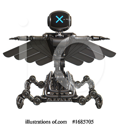 Royalty-Free (RF) Robot Clipart Illustration by Leo Blanchette - Stock Sample #1685705