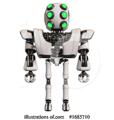 Royalty-Free (RF) Robot Clipart Illustration by Leo Blanchette - Stock Sample #1685710
